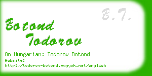 botond todorov business card